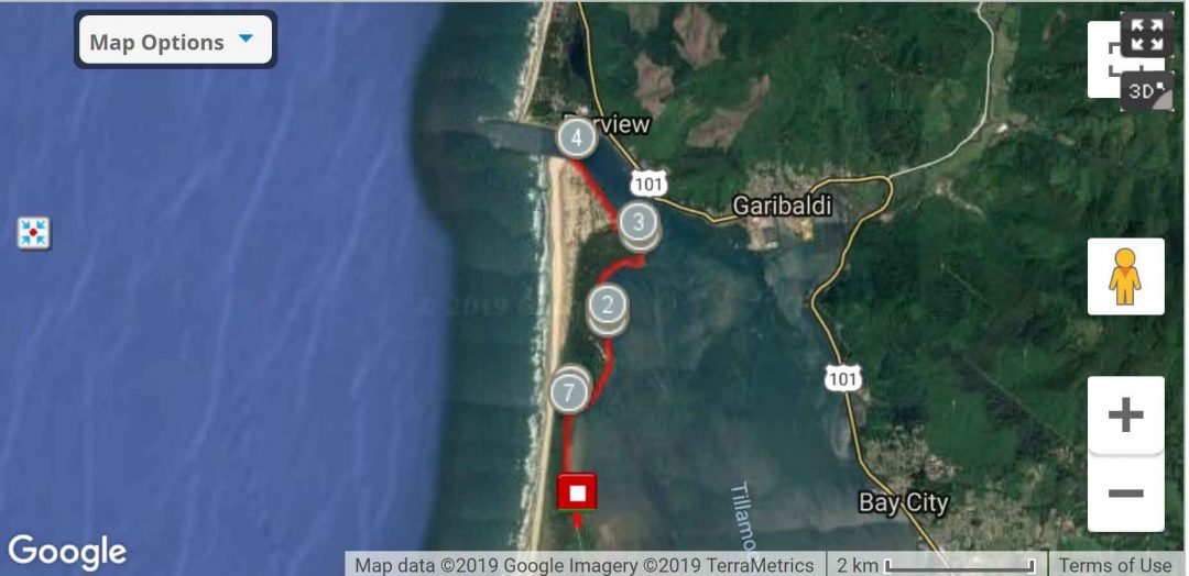 Cape Meares 8.08 miles out & back
