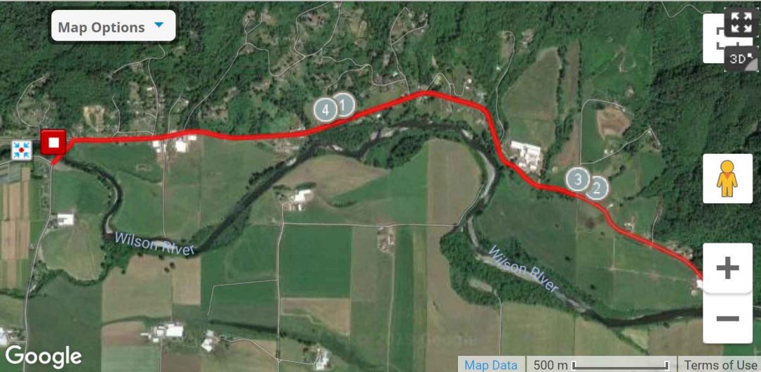 Solysmith Rd. 5.04 miles out & back